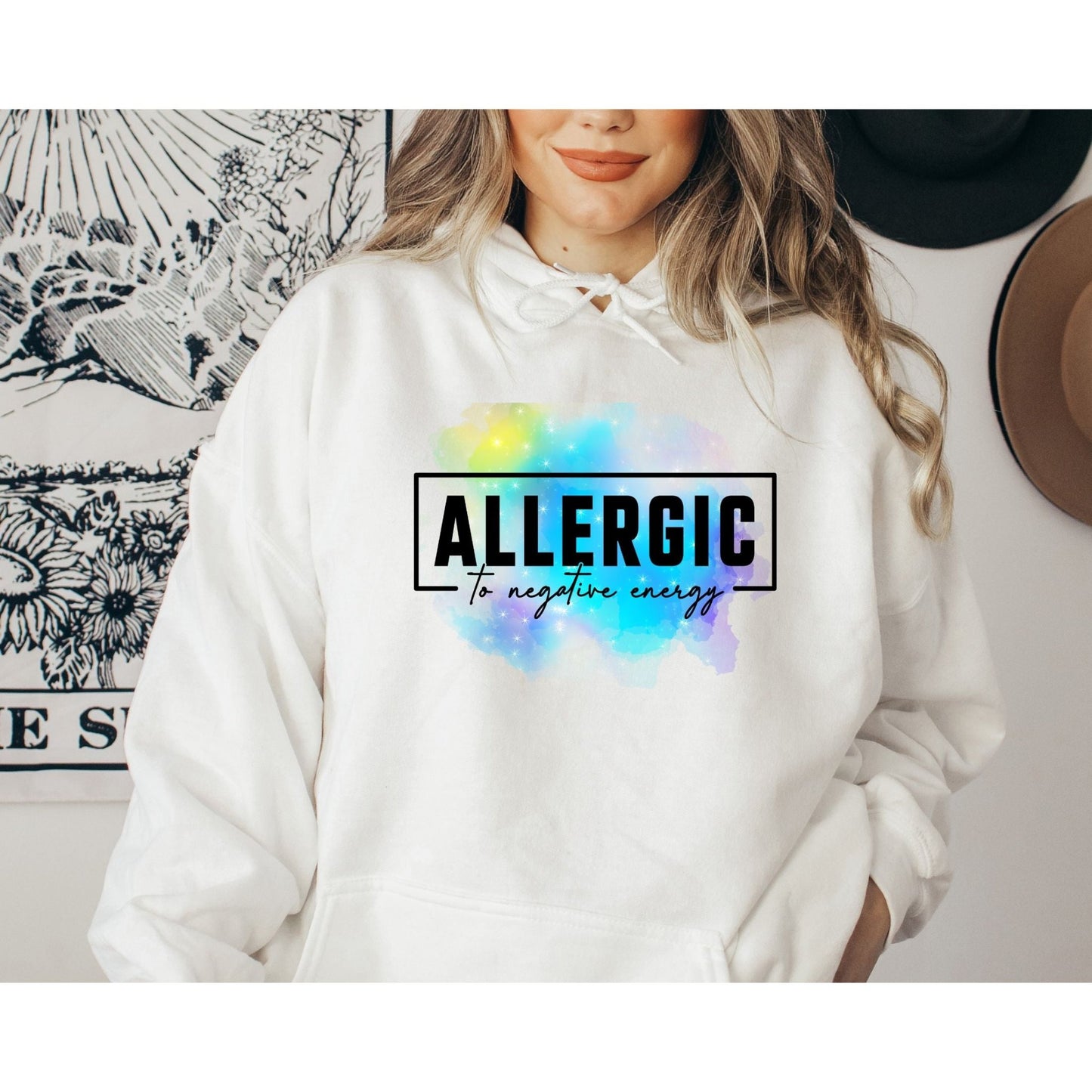 Allergic To Negative Energy Sublimation Transfer - Crown Transfers