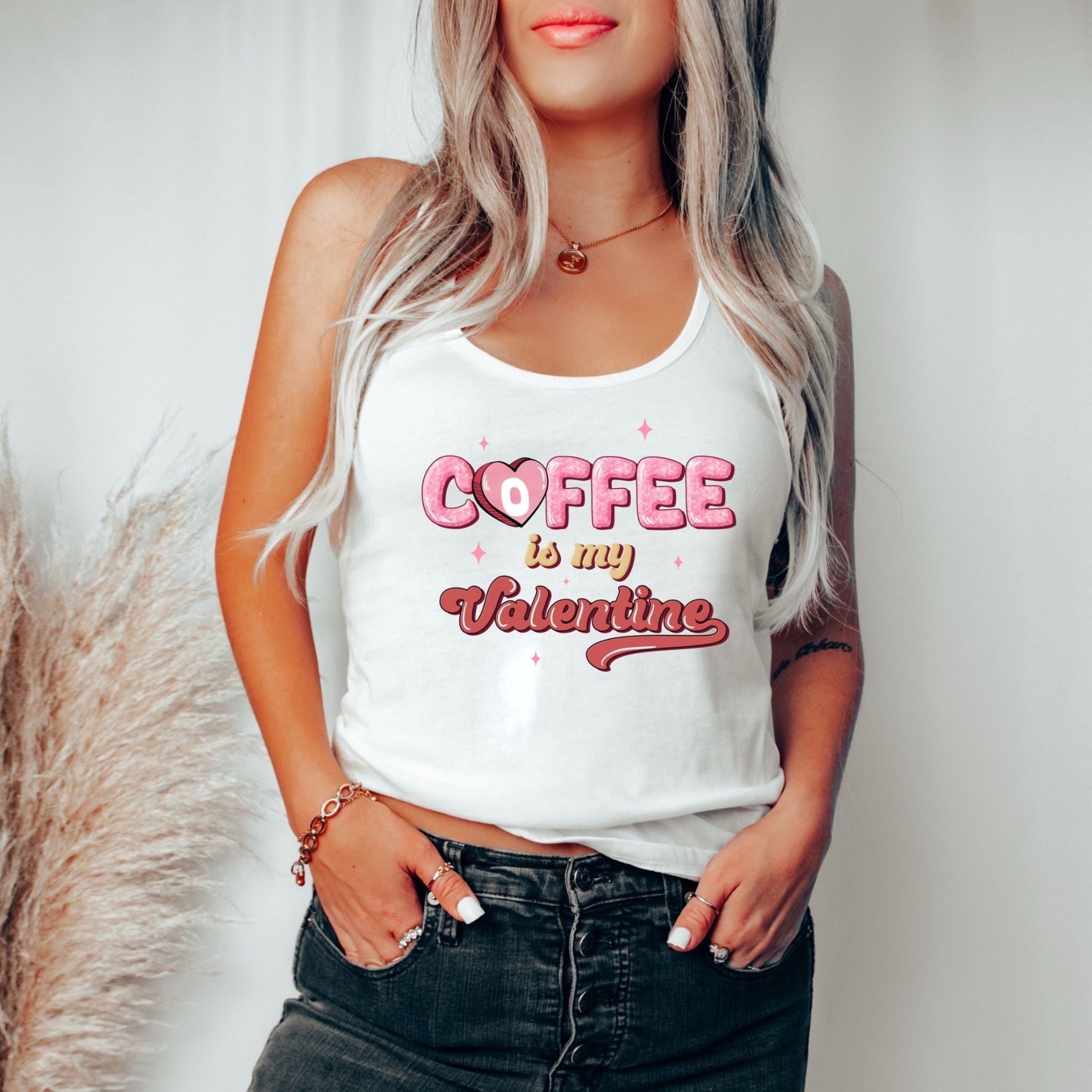 Coffee is my Valentine Sublimation Transfer - Crown Transfers