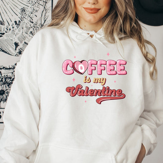 Coffee is my Valentine Sublimation Transfer - Crown Transfers