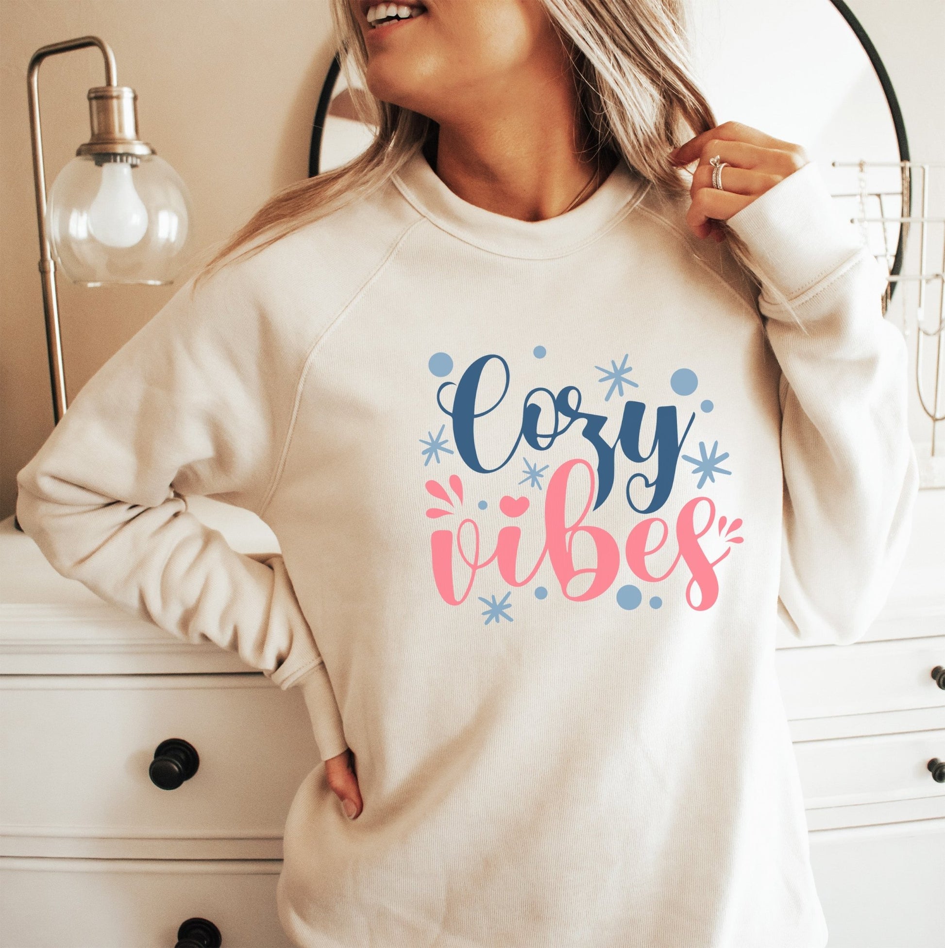 Cozy Vibes DTF Full Color Transfer - Crown Transfers