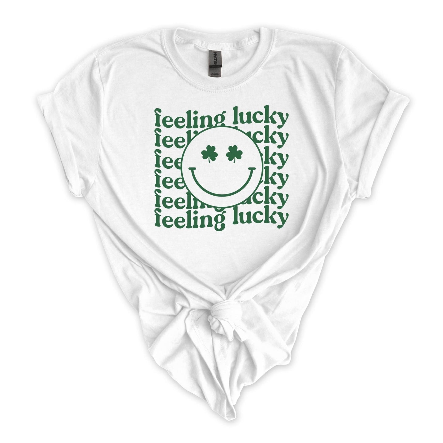 Feeling Lucky Clover St. Patrick's Day DTF Transfer - Crown Transfers
