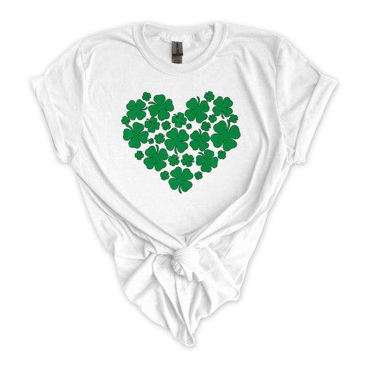 Irish Clover Hearts St. Patrick's Day DTF Transfer - Crown Transfers