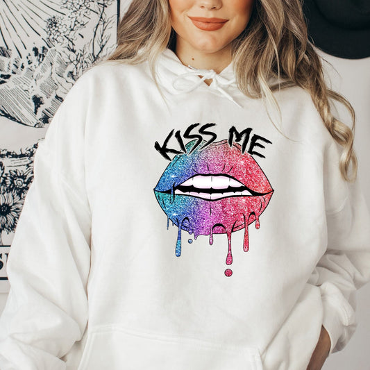 Kiss Me Valentine's Day Sublimation Transfer - Crown Transfers