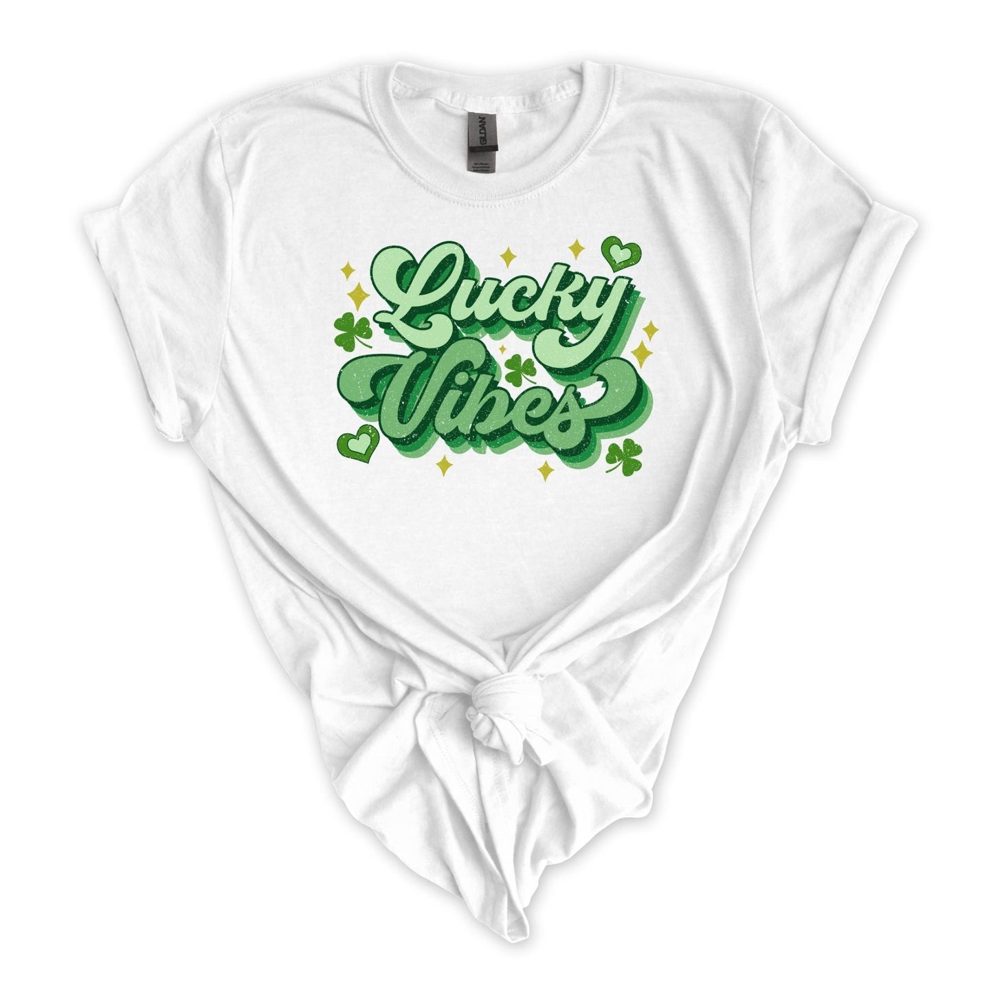 Lucky Vibes St. Patrick's Day DTF Transfer - Crown Transfers